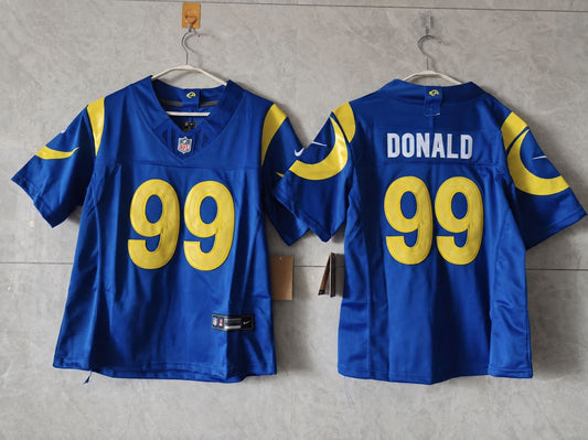 LOS ANGELES RAMS AARON DONALD BLUE JERSEY