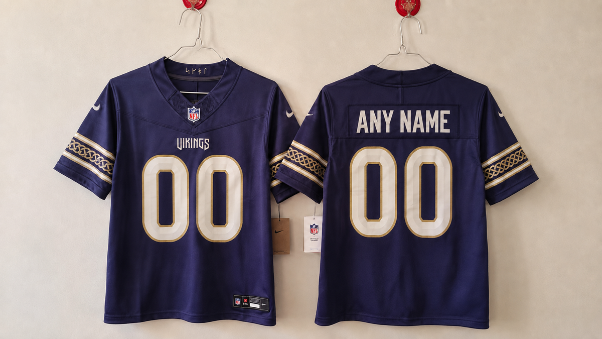 MINNESOTA VIKINGS CUSTOM RIVAL JERSEY ￼