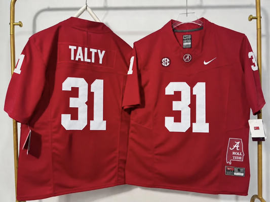 ALABAMA CRIMSON TIDE CONOR TALTY CRIMSON JERSEY