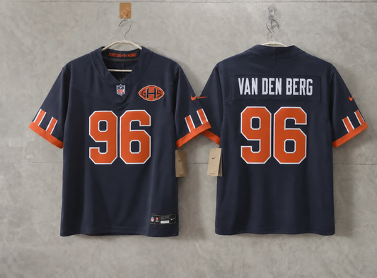CHICAGO BEARS JORDAN VAN DEN BERG RIVAL JERSEY