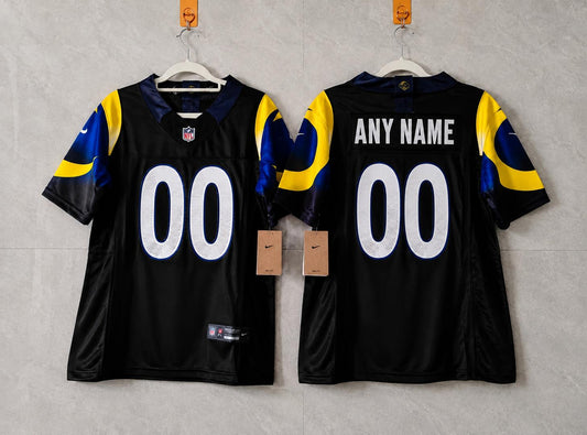 LOS ANGELES RAMS CUSTOM BLACK JERSEY