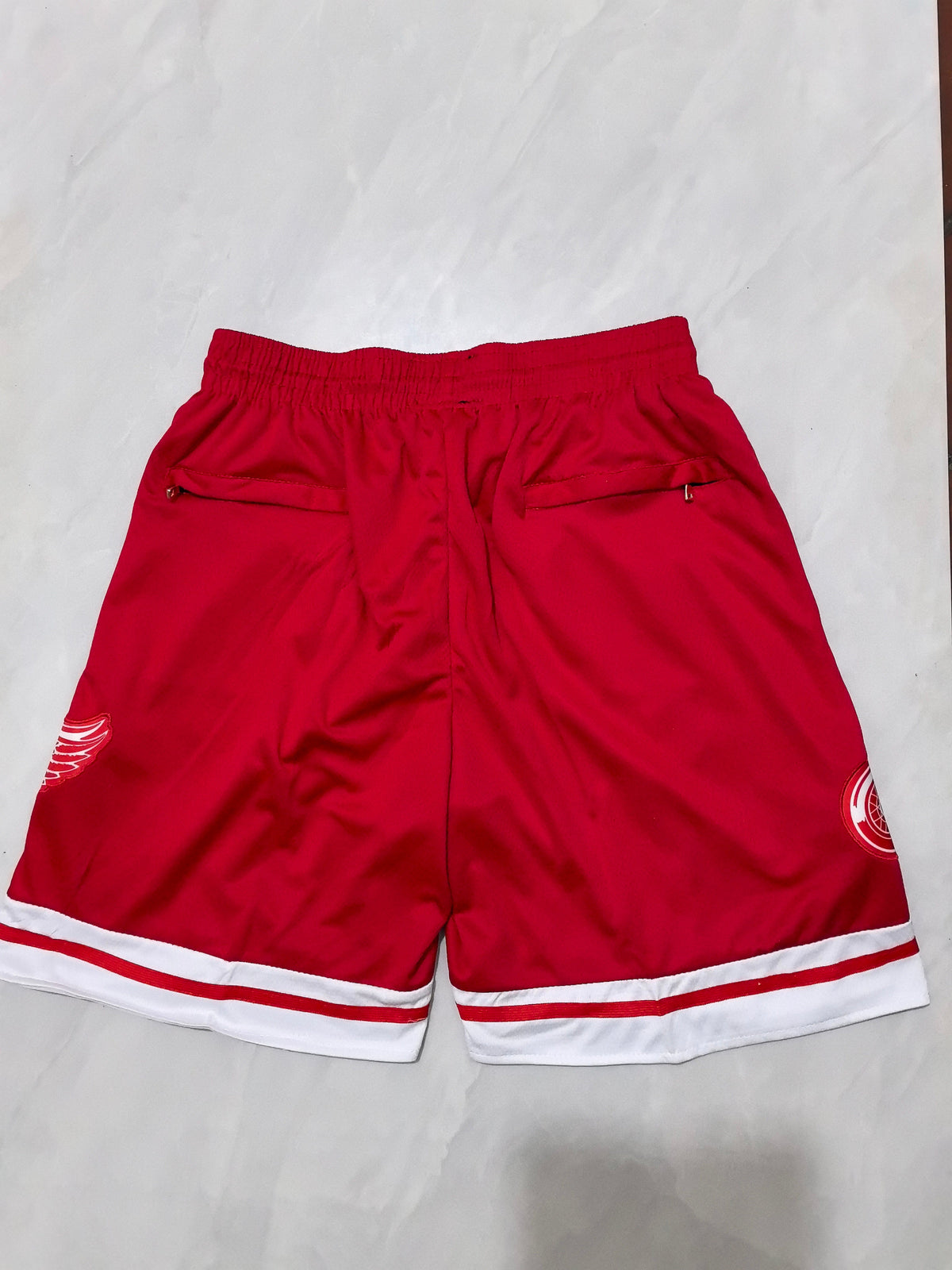 DETROIT RED WINGS RED SHORTS