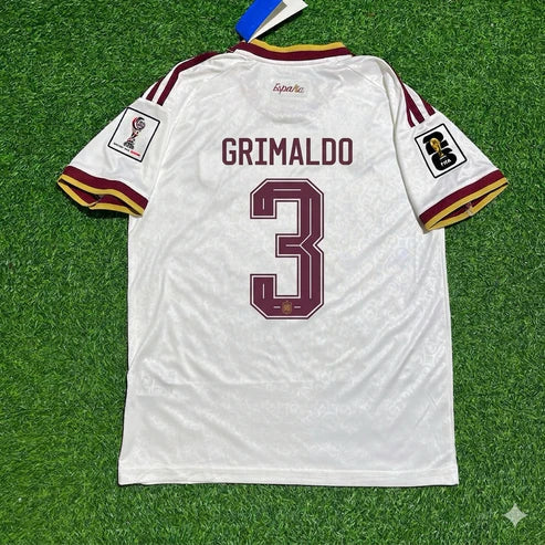 2026 WORLD CUP ALEJANDRO GRIMALDO TEAM SPAIN WHITE JERSEY