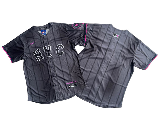 NEW YORK METS BLACK JERSEY