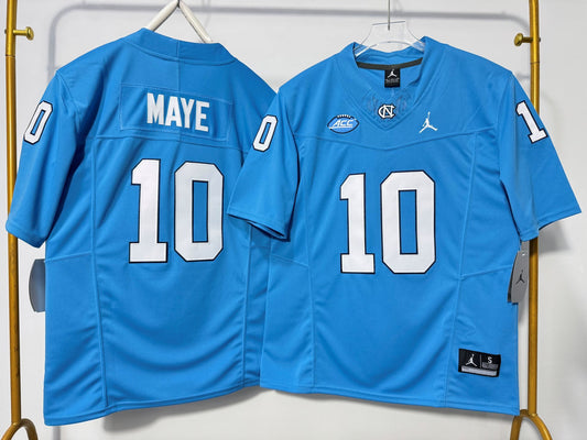 NORTH CAROLINA TAR HEELS DRAKE MAYE BLUE JERSEY