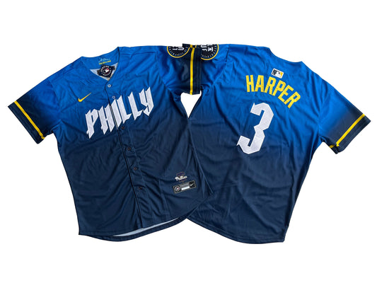 Philadelphia Phillies Bryce Harper Blue Jersey