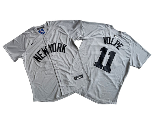 NEW YORK YANKEES ANTHONY VOLPE GREY JERSEY