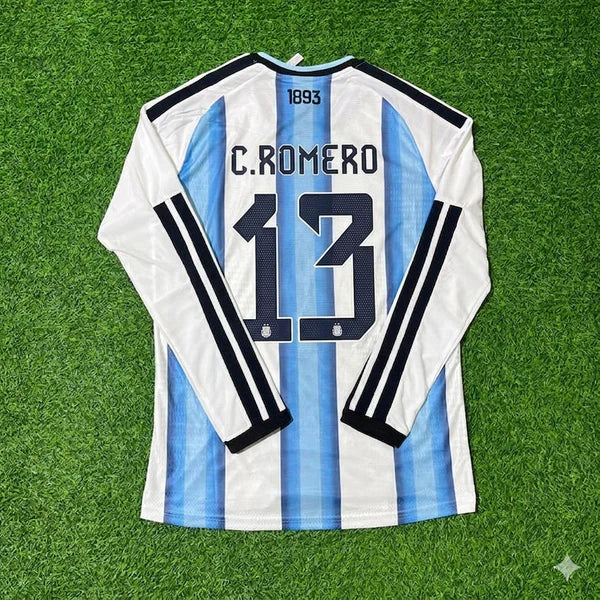 2026 WORLD CUP CRISTIAN ROMERO TEAM ARGENTINA BLUE JERSEY