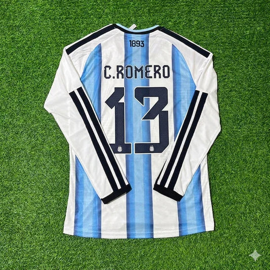 2026 WORLD CUP CRISTIAN ROMERO TEAM ARGENTINA BLUE JERSEY