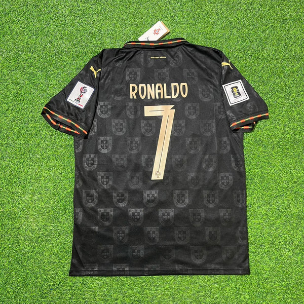 2026 WORLD CUP CRISTIANO RONALDO TEAM PORTUGAL BLACK JERSEY