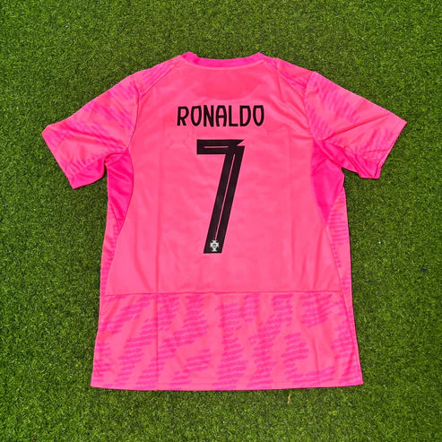 2026 WORLD CUP CRISTIANO RONALDO TEAM PORTUGAL PINK JERSEY