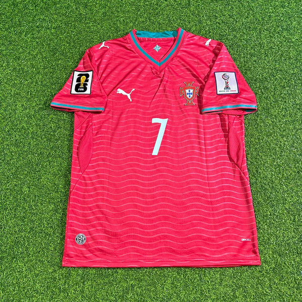 2026 World Cup Cristiano Ronaldo Team Portugal Red Jersey