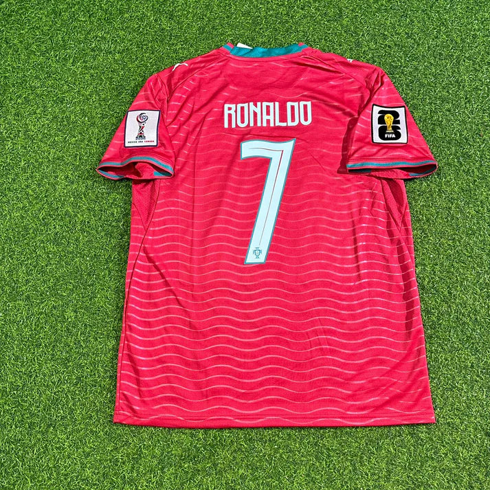 2026 World Cup Cristiano Ronaldo Team Portugal Red Jersey