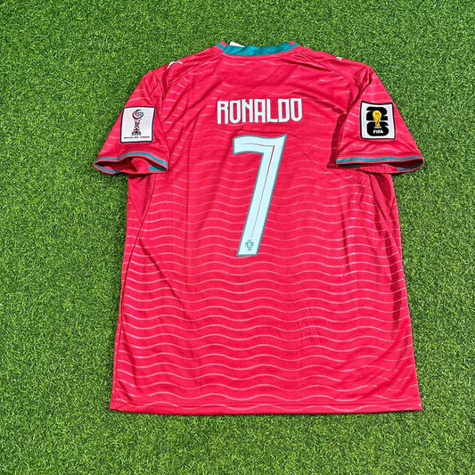 2026 World Cup Cristiano Ronaldo Team Portugal Red Jersey