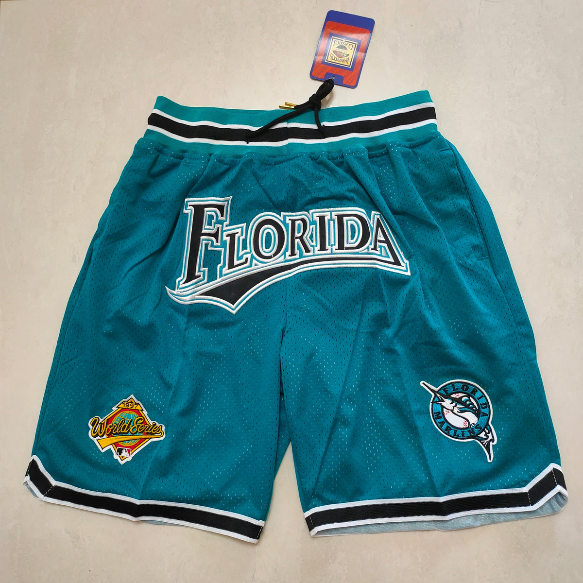 MIAMI MARLINS BLUE SHORTS FLORIDA VERSIONS