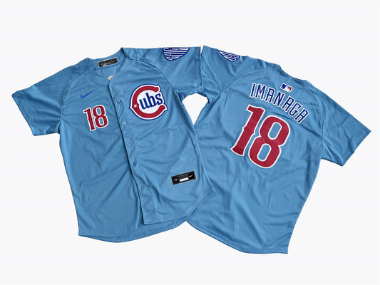 CHICAGO CUBS SHOTA IMANAGA BABY BLUE JERSEY