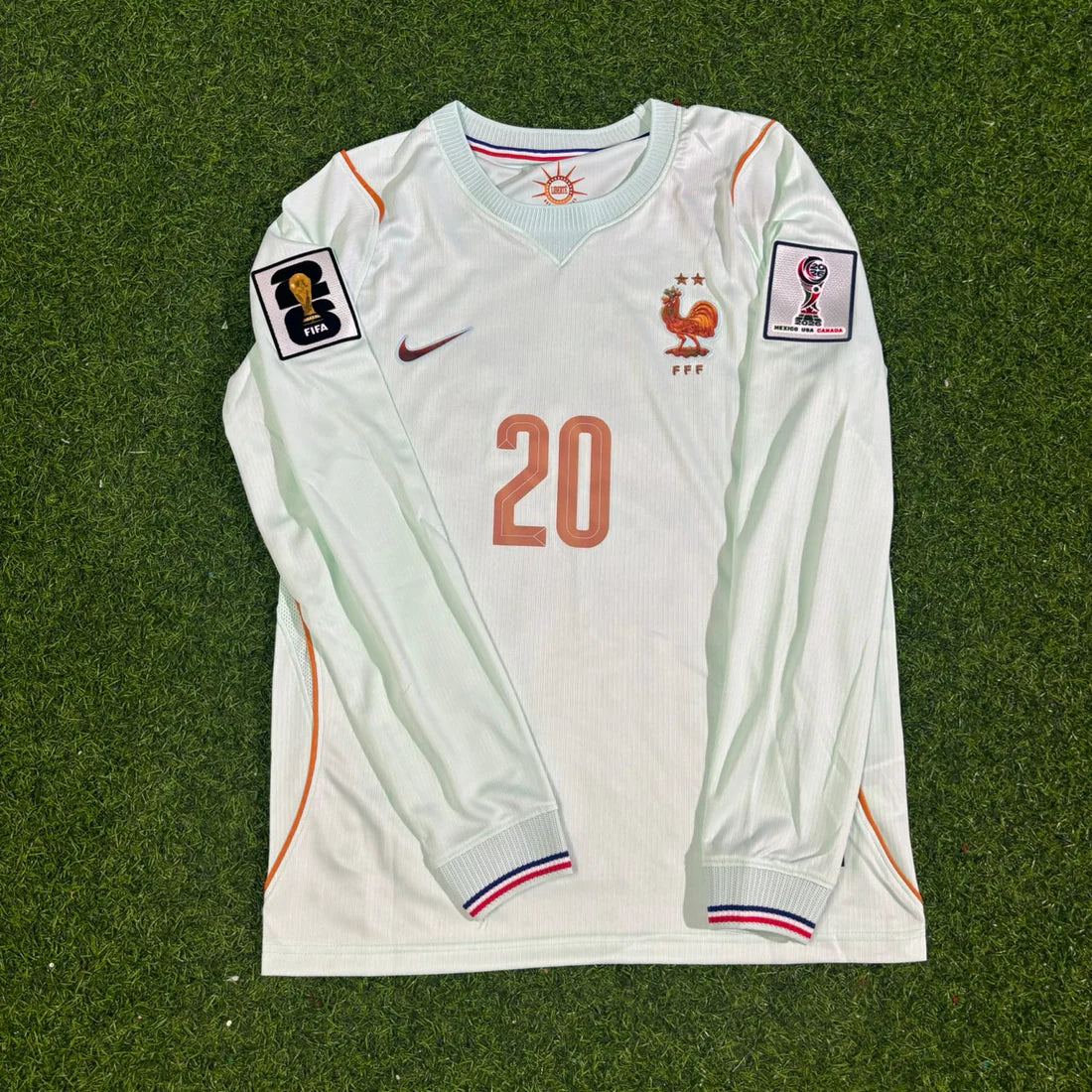 2026 World Cup Desire Doue Team France White Jersey