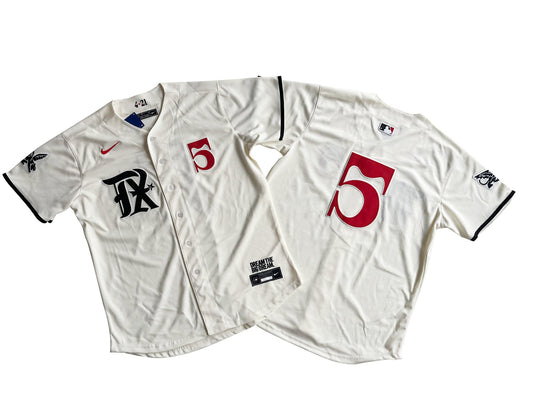TEXAS RANGERS COREY SEAGER WHITE JERSEY
