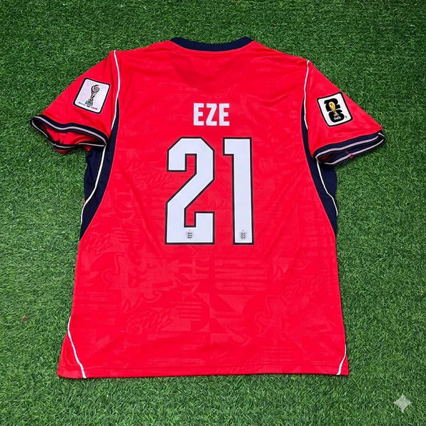 2026 WORLD CUP EBERECHI EZE TEAM ENGLAND RED JERSEY