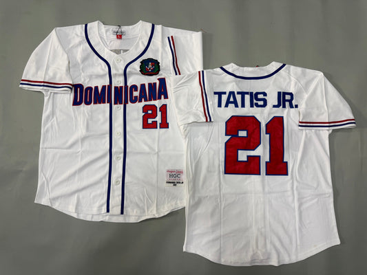 DOMINICAN REPUBLIC FERNANDO TATIS JR WHITE JERSEY