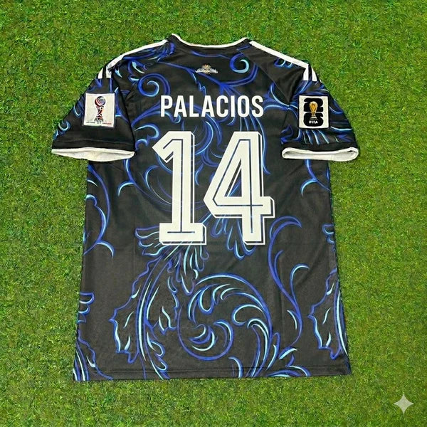 2026 WORLD CUP EXEQUIEL PALACIOS TEAM ARGENTINA BLUE JERSEY