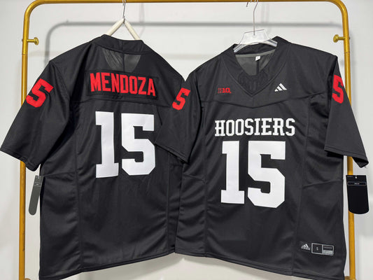INDIANA HOOSIERS FERNANDO MENDOZA BLACK JERSEY