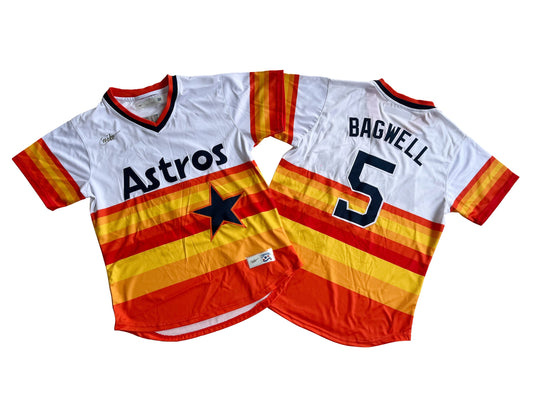 HOUSTON ASTROS JEFF BAGWELL WHITE JERSEY