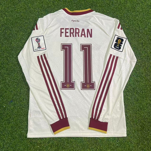 2026 WORLD CUP FERRAN TORRES TEAM SPAIN WHITE JERSEY