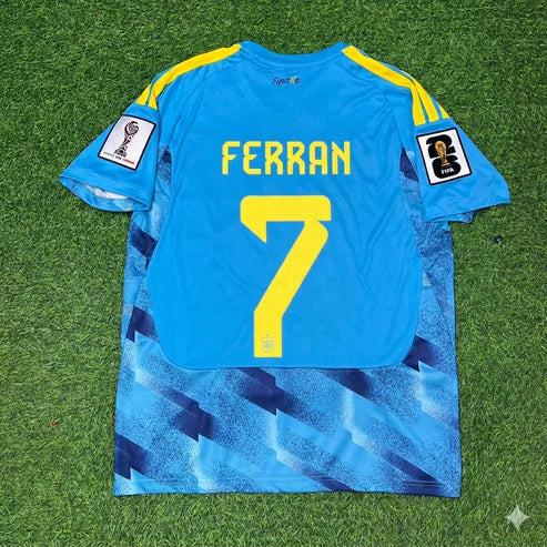 2026 WORLD CUP FERRAN TORRES TEAM SPAIN BLUE JERSEY