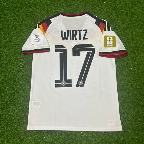 2026 WORLD CUP FLORIAN WIRTZ TEAM GERMANY WHITE JERSEY