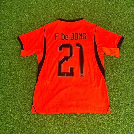 2026 WORLD CUP FRENKIE DE JONG TEAM NETHERLANDS ORANGE JERSEY