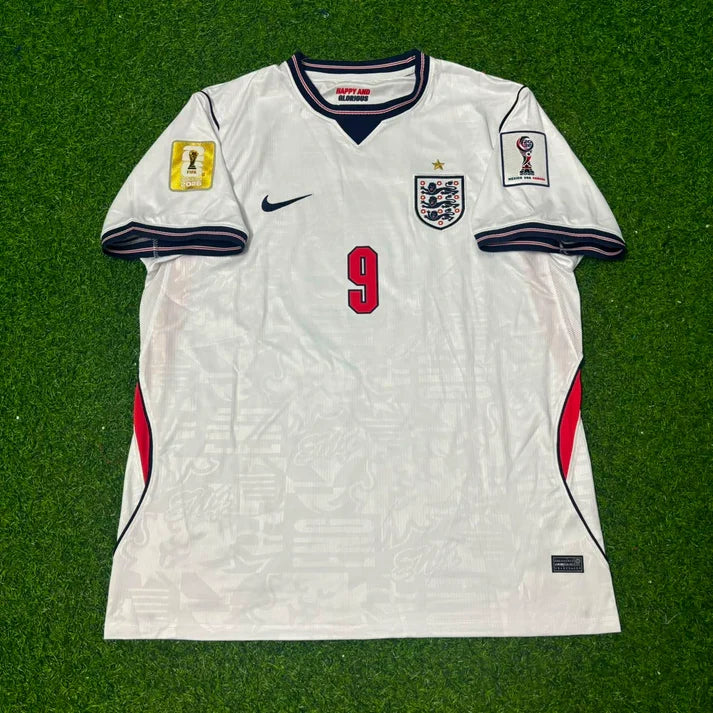2026 WORLD CUP HARRY KANE TEAM ENGLAND WHITE JERSEY