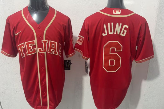 Josh Jung Tejas Rangers Baseball Jersey