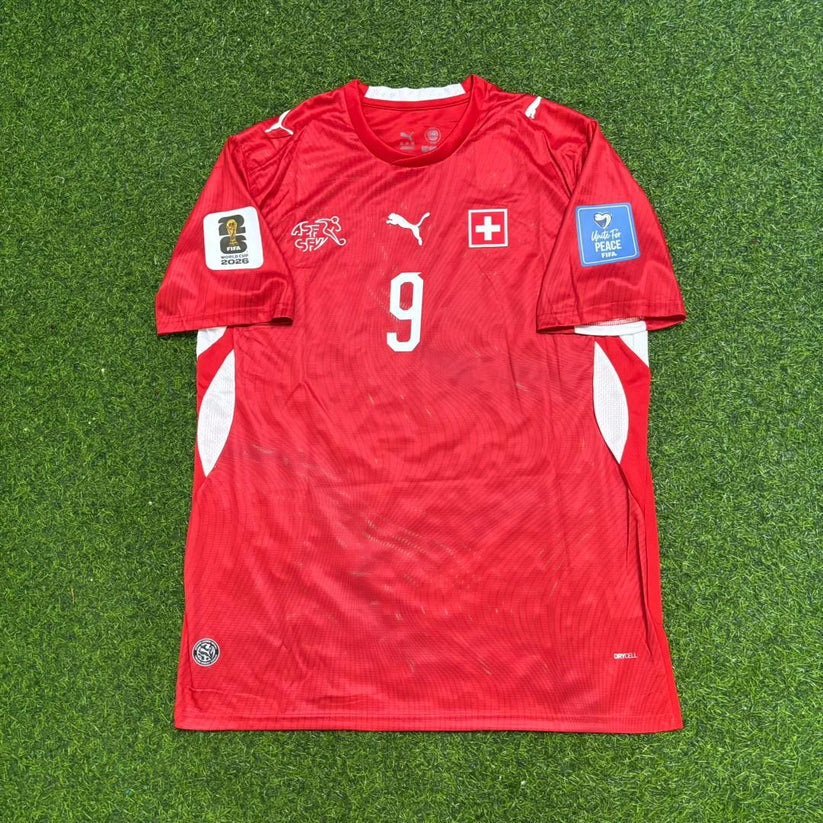2026 WORLD CUP DENIS ZAKARIA TEAM SWITZERLAND RED JERSEY