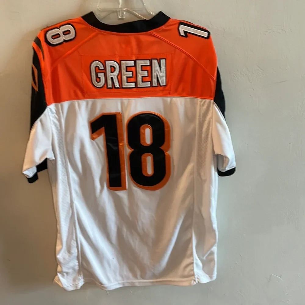 CINCINNATI BENGALS AJ GREEN WHITE JERSEY
