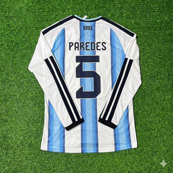 2026 WORLD CUP LEANDRO PAREDES TEAM ARGENTINA BLUE JERSEY