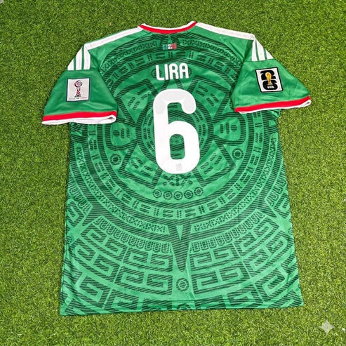 2026 WORLD CUP ERIK LIRA TEAM MEXICO GREEN JERSEY