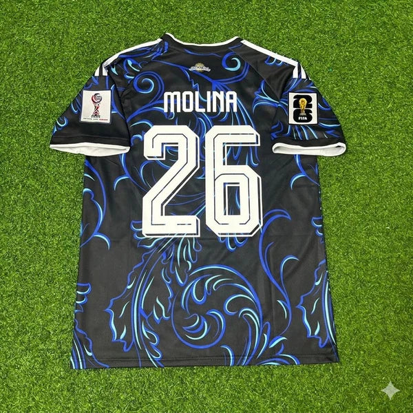 2026 WORLD CUP BAHUEL MOLINA TEAM ARGENTINA BLUE JERSEY